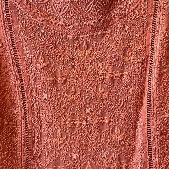 Sundance Yasmina Dress, Size M, Burnt Orange - Picture 3 of 10
